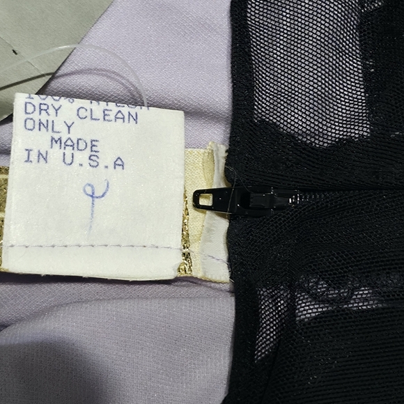 Cache Black Maxi Dress with Purple Floral Accents - Picture 12 of 16